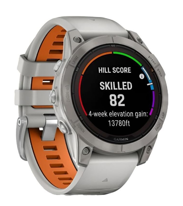 Garmin Fenix 7x Pro Сапфир Solar, Серый Туман
