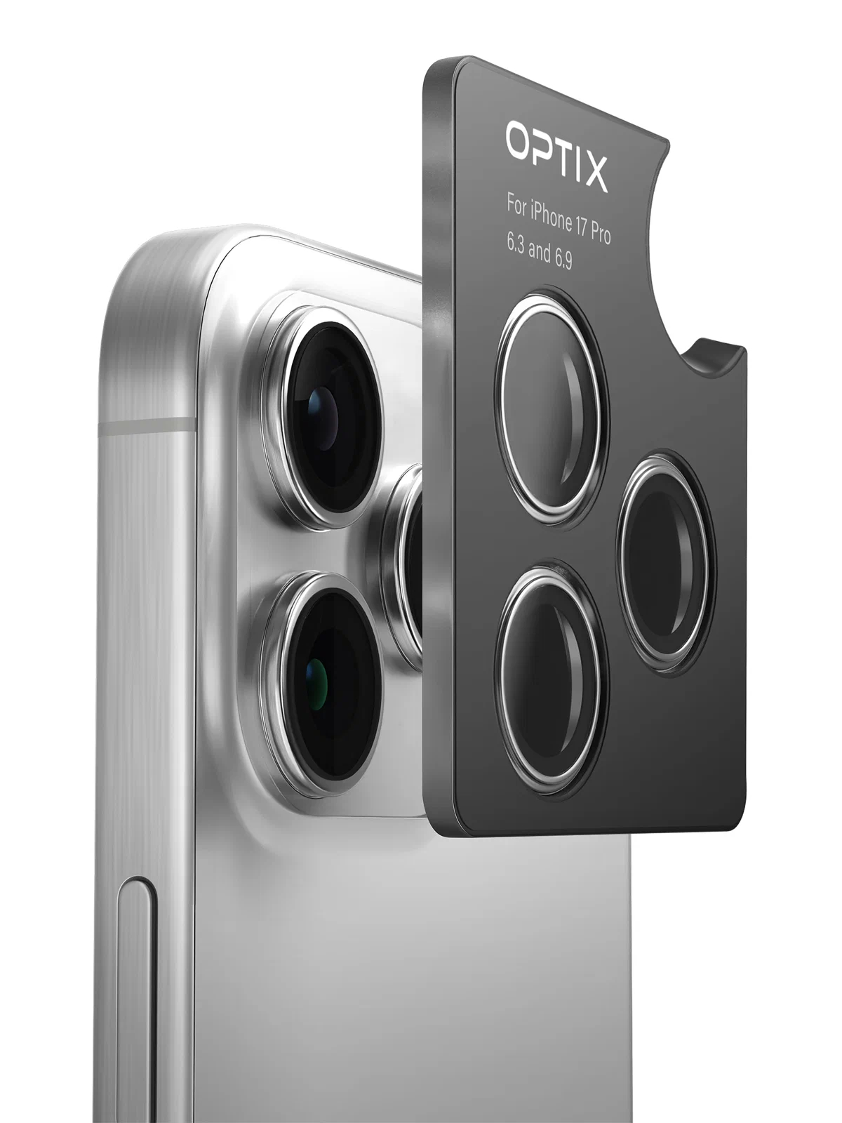 Защитное стекло Uniq OPTIX Camera Lens AluGuard Deep Navy на камеру для iPhone 17 Pro/17 Pro Max