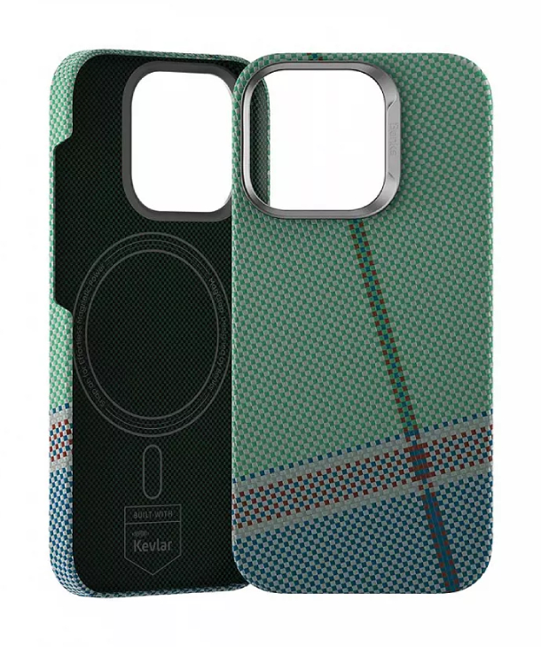 Чехол Benks PassionGreen Кевлар для iPhone 16 Pro Max, Зеленый