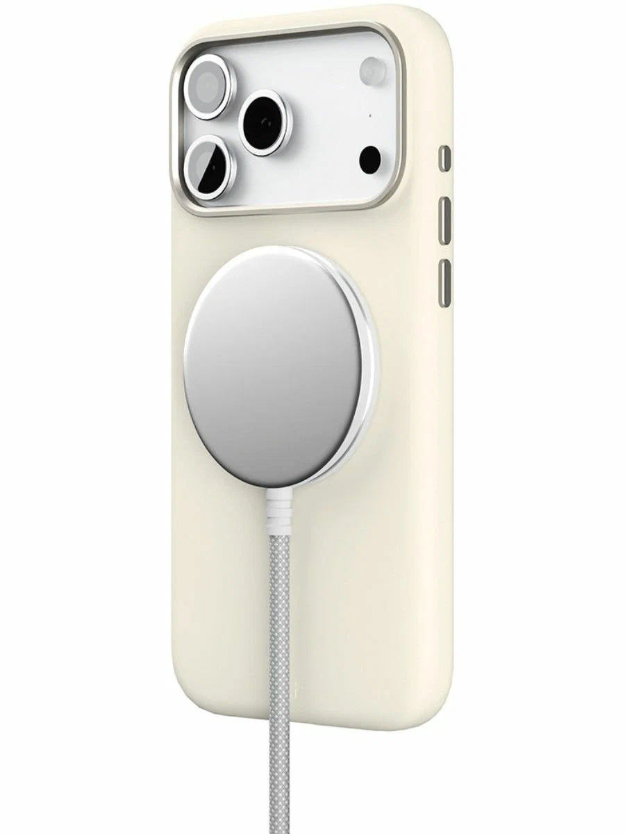 Чехол защитный VLP Aster Pro Case с MagSafe для iPhone 17 Pro Max, Белый