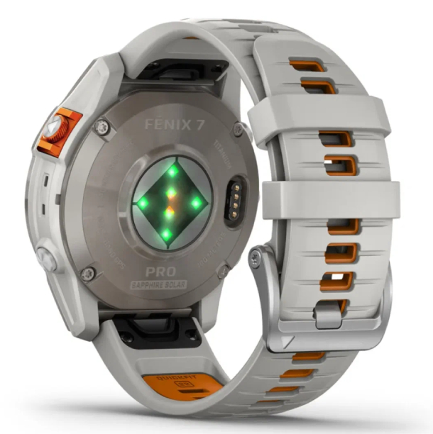 Garmin Fenix 7S Pro Сапфир Solar, Серый Карбон