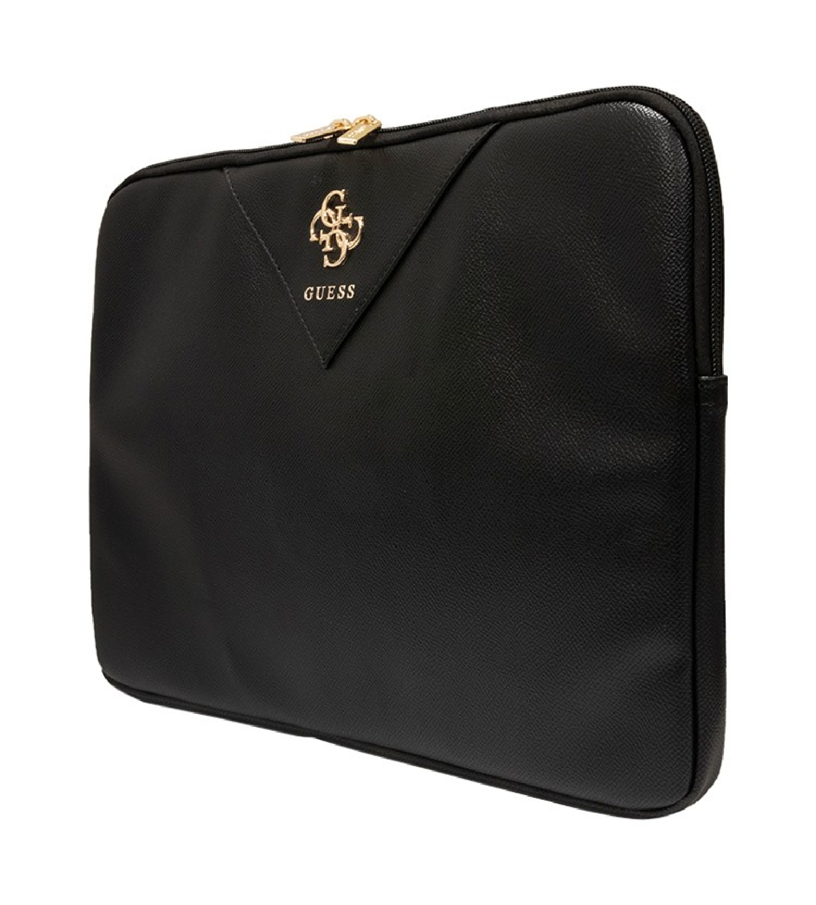 Чехол для ноутбуков Guess 13"/14" Sleeve PU Grained leather 4G metal logo with Zipper, Черный
