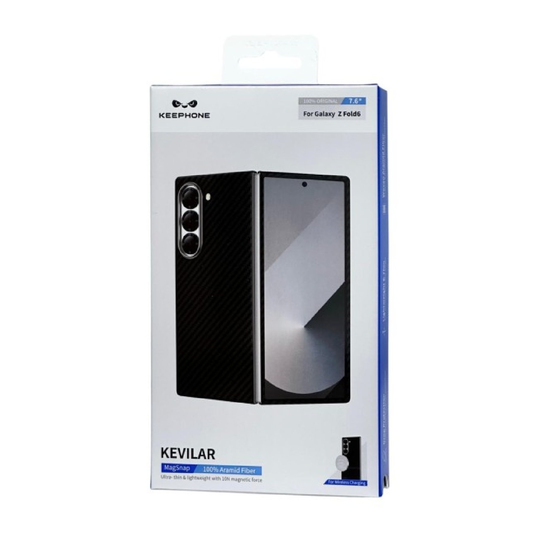 Чехол Keephone Kevilar для Samsung Z Fold 6, Черный