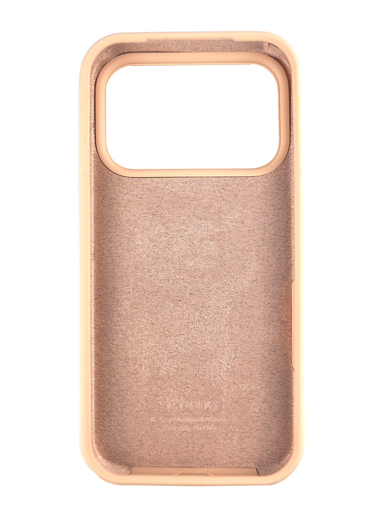 Чехол Silicone Case iPhone 17 Pro, Пудровый