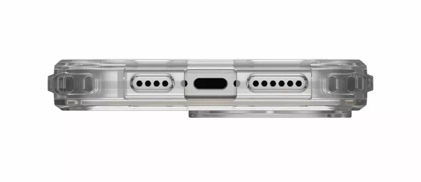 Чехол с поддержкой MAGSAFE Uag Plyo для iPhone 16 Pro Max, Прозрачный/Золото