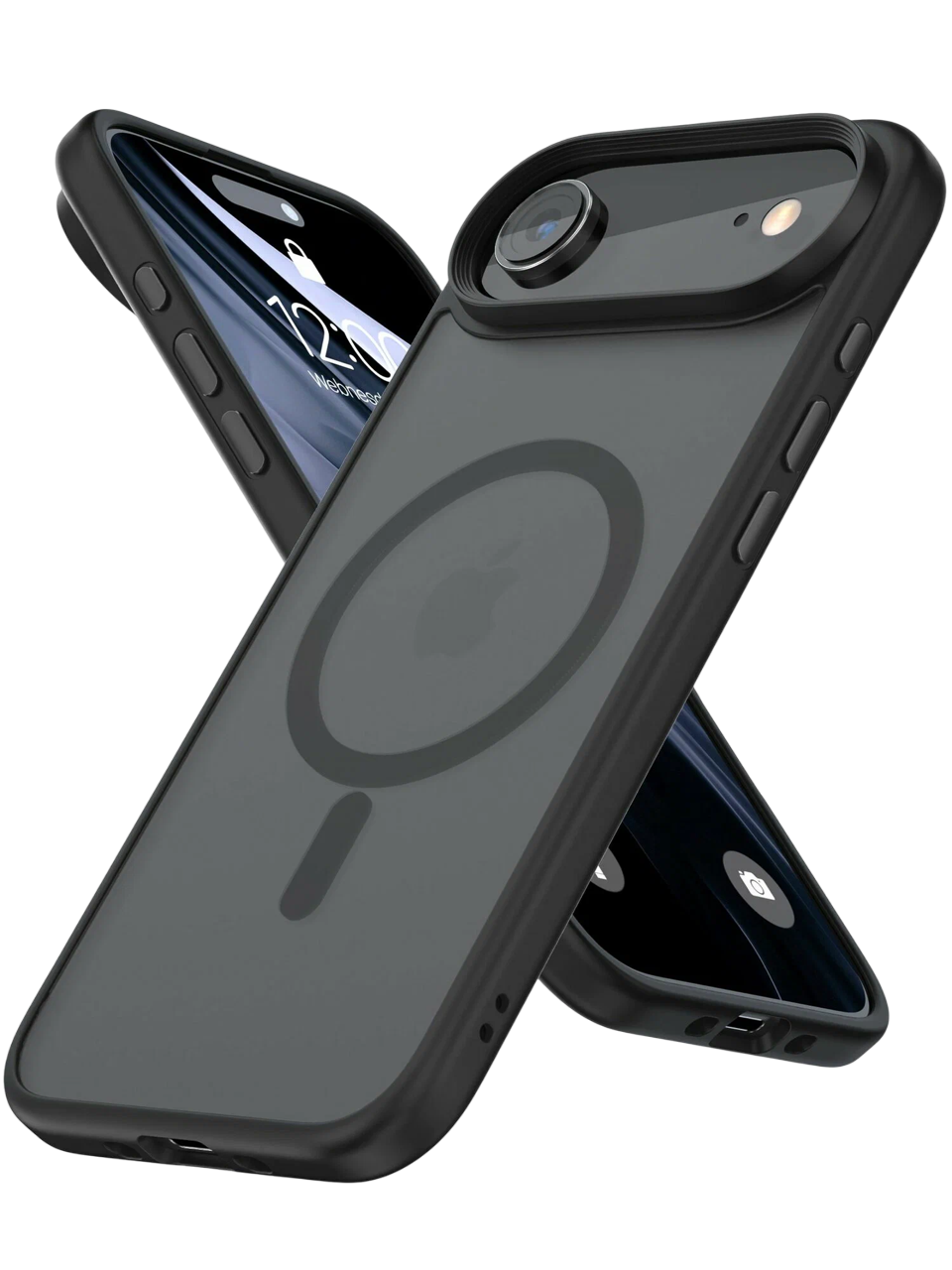 Чехол Keephone Mago Pro MagSafe для iPhone Air, Прозрачно-черный