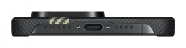 Чехол PITAKA MagEZ Case 5 для iPhone 15 Pro 6.1", Зеленая линия