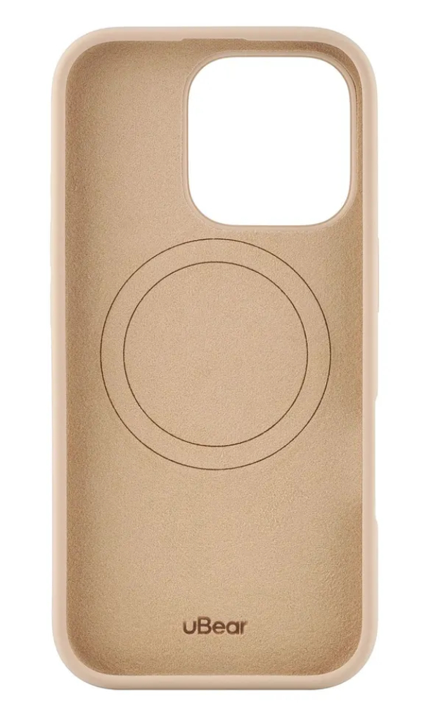 Чехол Ubear Touch Mag для iPhone 16 Pro, Силикон, софт-тач, Латте
