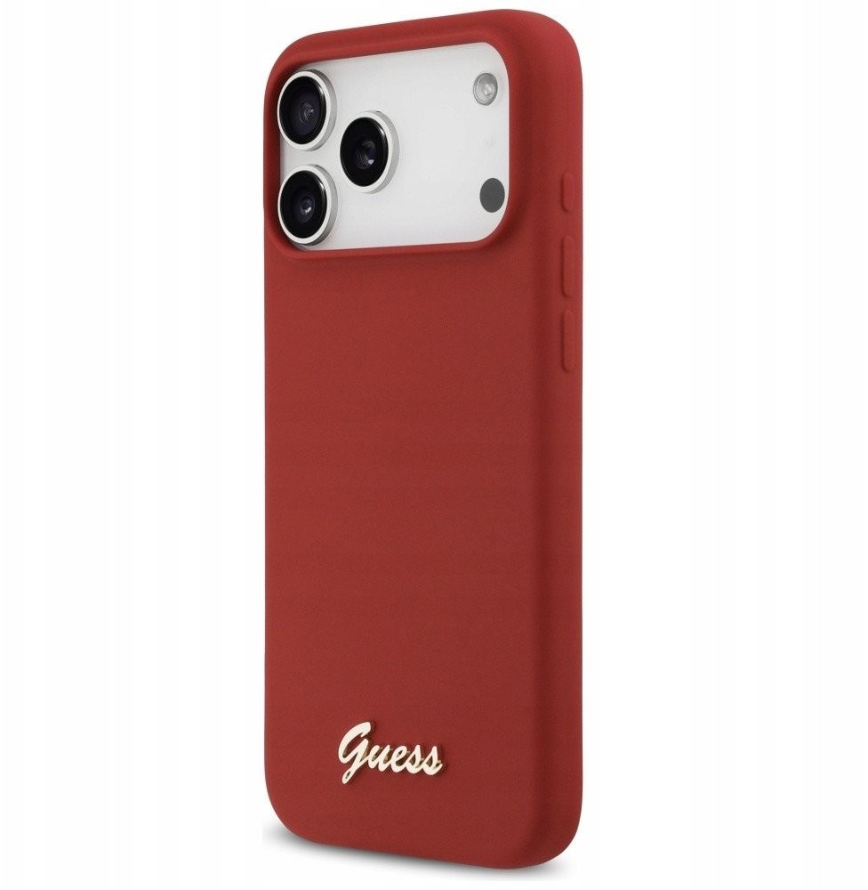 Чехол Guess iPhone 17 Pro Max, MagSafe, Красный