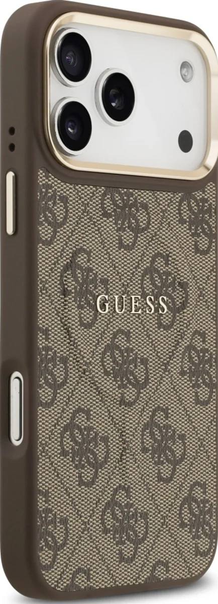 Чехол Guess iPhone 17 Pro Max, MagSafe, Коричневый