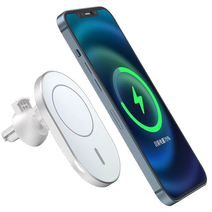Автомобильный держатель WiWU Magsafe Liberator Magnetic Wireless Charger 15W