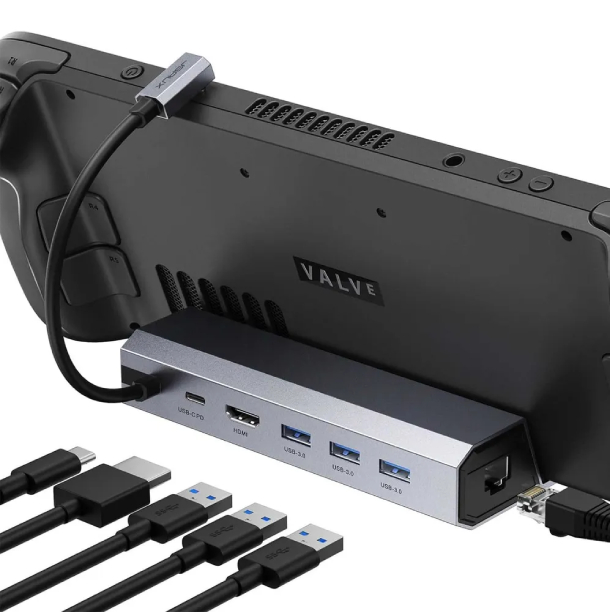 JSAUX 6 в 1 для Steam Deck/Asus Rog Ally/Lenovo Legion Go/MSI Claw