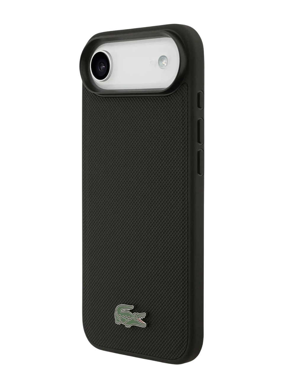 Чехол Lacoste iPhone Air PVC Metal Lacquer logo, MagSafe, Черный
