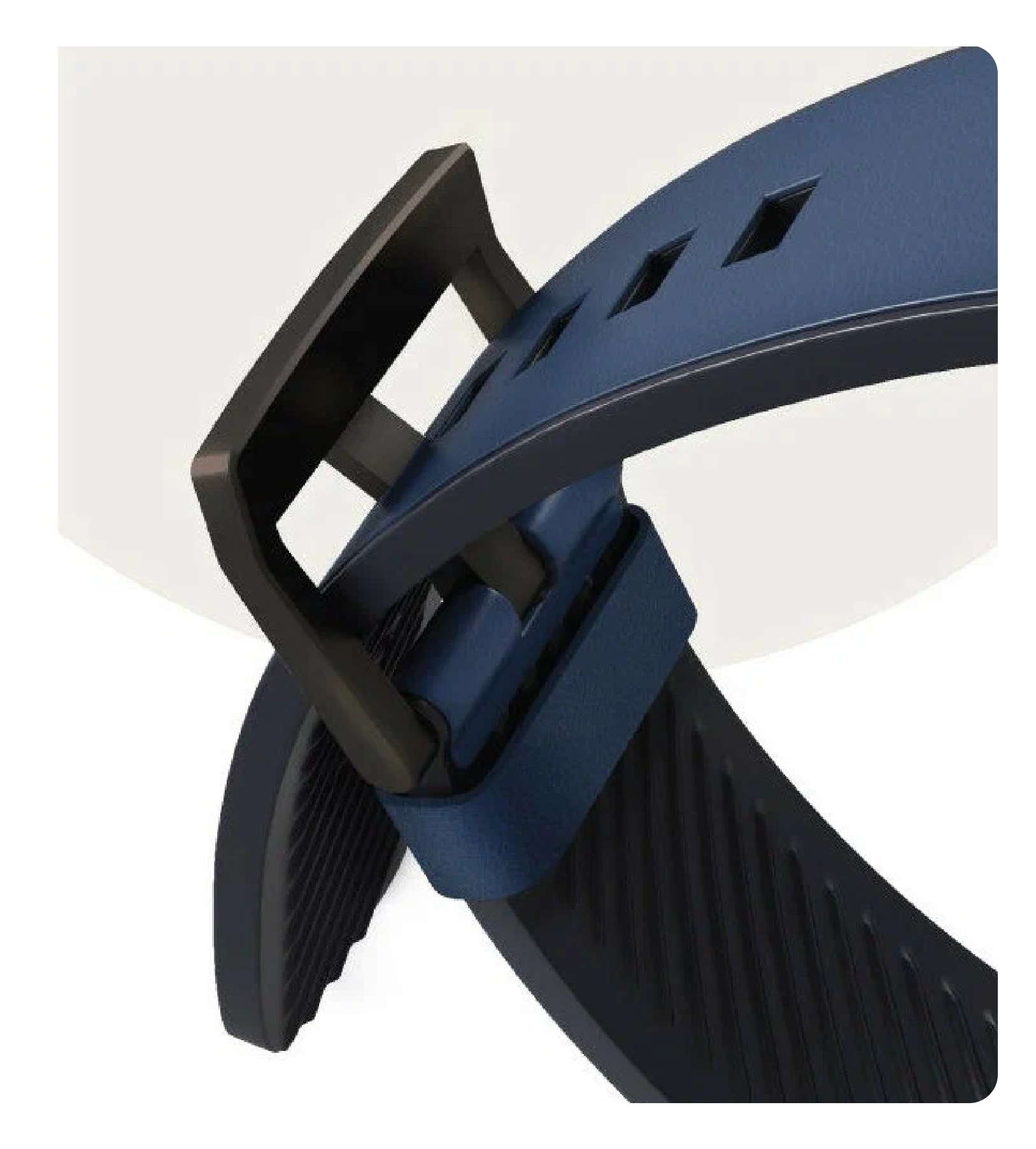 Ремешок Uniq Straden Waterproof Leather/Silicone для Apple Watch 49/46/45/44, Синий