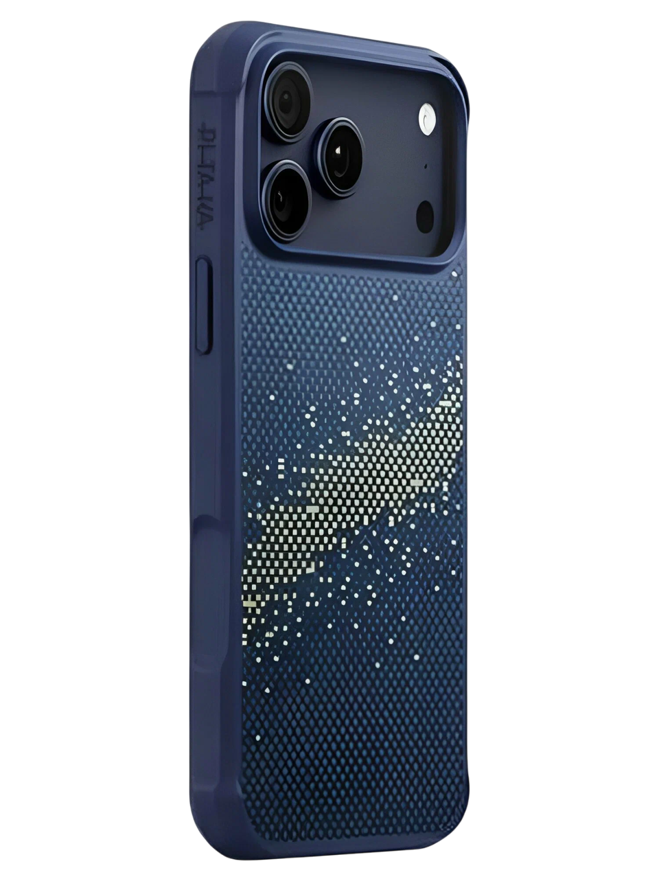 Противоударный чехол Pitaka Aramid ProGuard Case для iPhone 17 Pro, Темно-синий