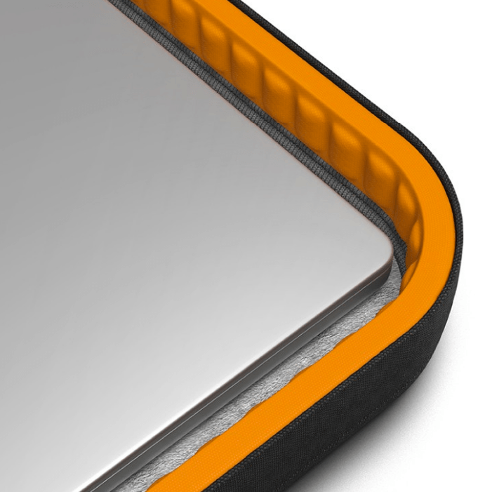 Сумка Uniq для MacBook 14" Bergen Nylon Laptop sleeve, Черная