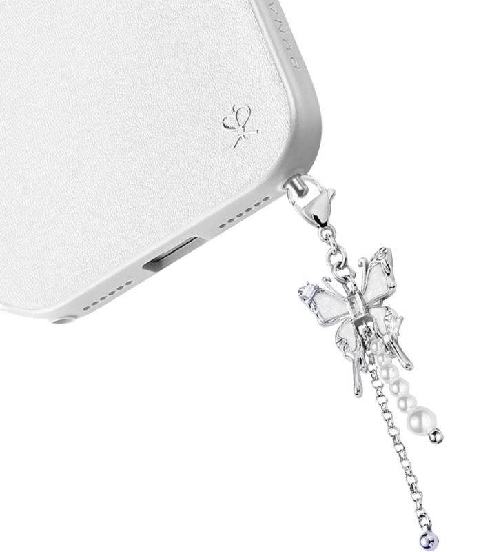 Чехол PYNANA для iPhone 17 Pro Max Starry Series Magsafe, Белый