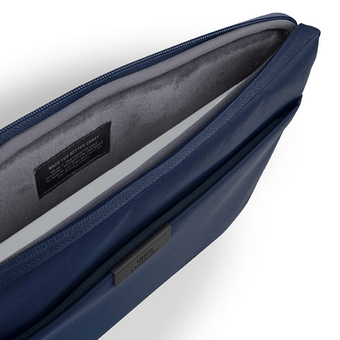 Сумка Uniq для MacBook 14" Bergen Nylon Laptop sleeve Abyss, Синяя