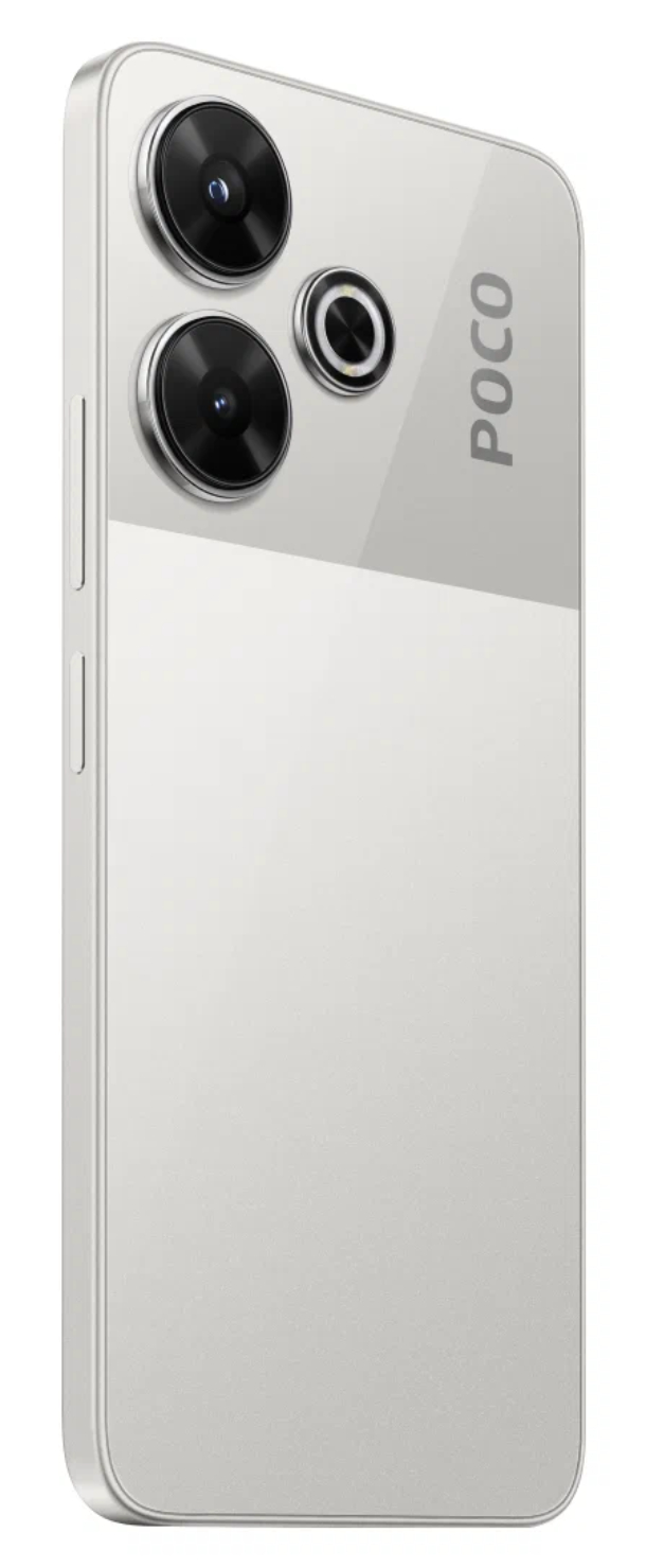 POCO M6 6/128Гб, Серебристый