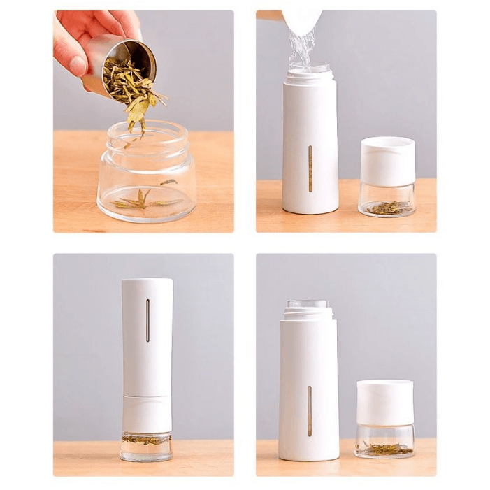 Термокружка Xiaomi Pinztea Portable Water Bottle with Tea 300ML, Белый