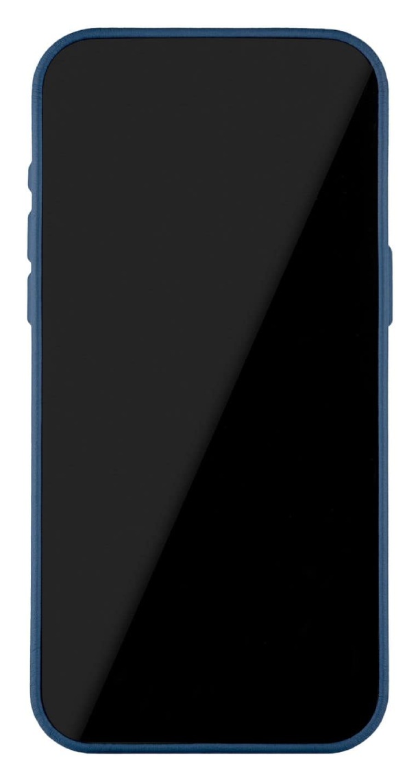 Чехол защитный uBear Capital Case для iPhone 15 Pro, Натуральная кожа, MagSafe, Темно-синий