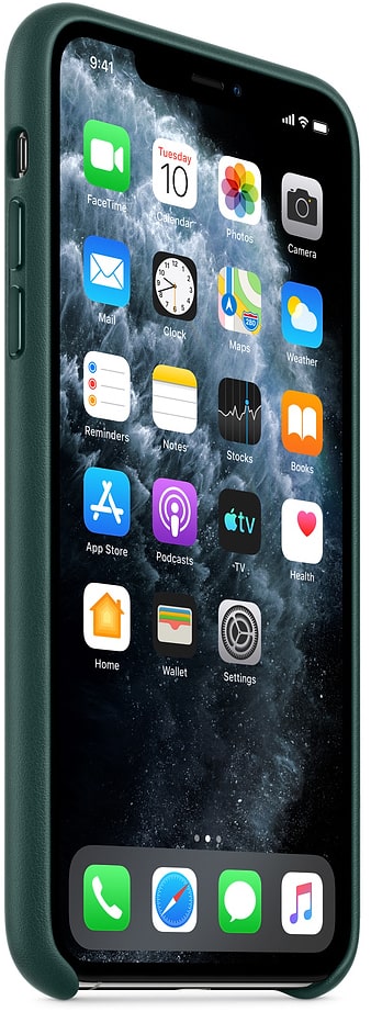 Кожаный футляр Apple для Apple iPhone 11 Pro, Зеленый Лес