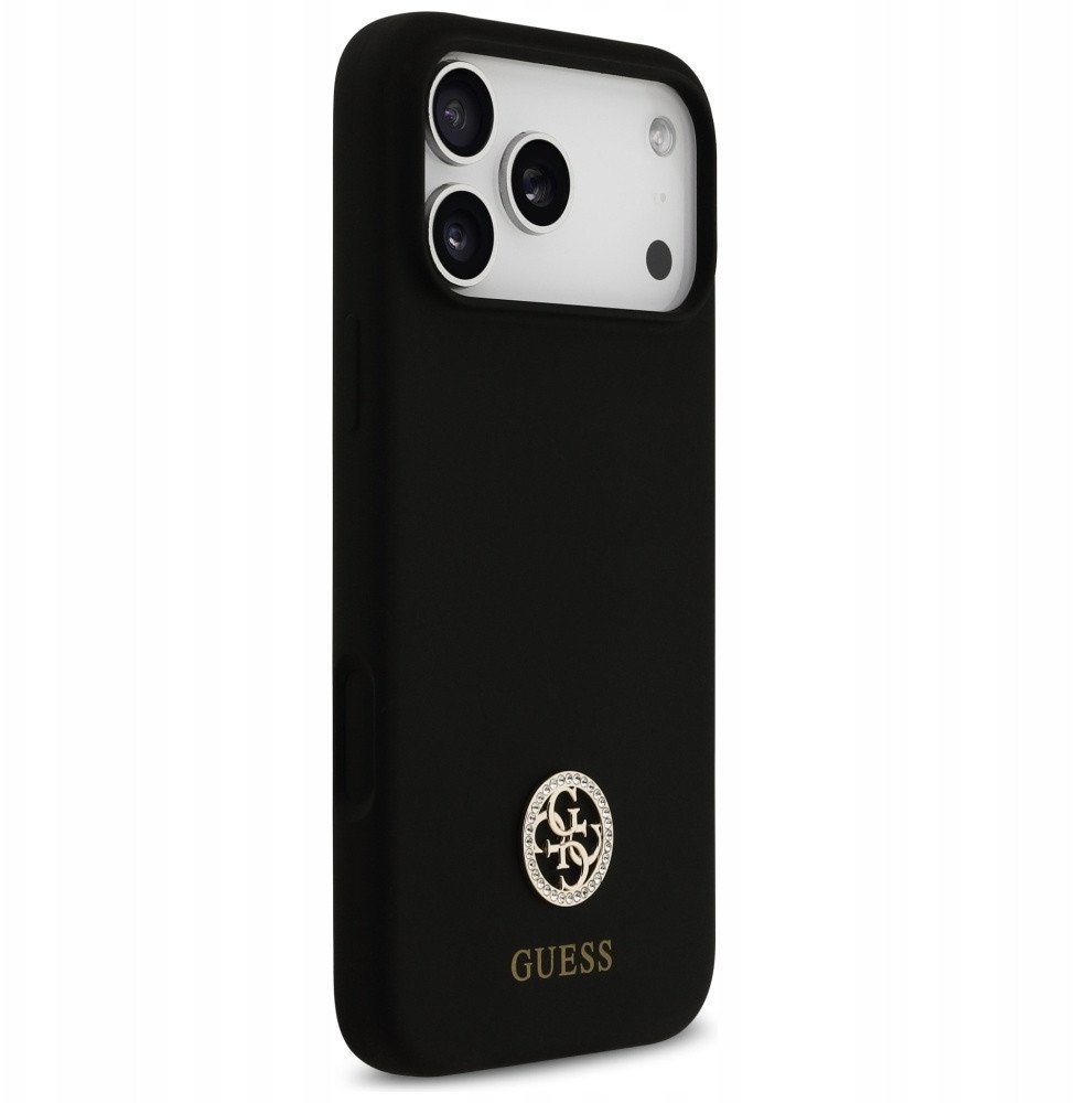 Чехол Guess iPhone 17 Pro Max, MagSafe, Черный