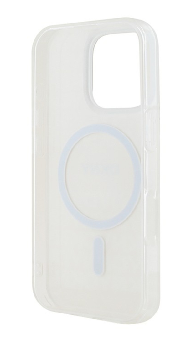 Чехол DKNY для iPhone 16 Pro Max, PC/TPU MagSafe Повторяющая текстурная полоска, Розовый 