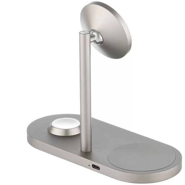 Ubear Stage 3 в 1 Magnetic wireless charger, Титан