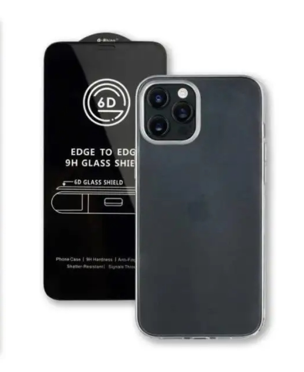 Комплект защиты iPhone 3в1 G-Rhino (чехол+стекло+защита камеры)