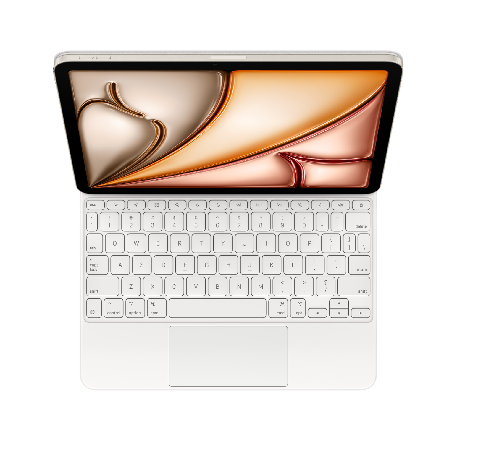 Чехол-клавиатура Apple Magic Keyboard для iPad Air 13" M2, 2024, Белый