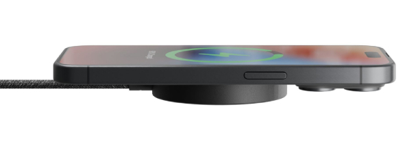 Native Union Voyage 2 в 1 Magnetic Wireless Charger, MagSafe, 15 W Max, Черный