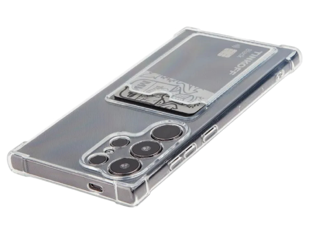 Чехол Magic M прозрачный под карту Samsung S24 Ultra