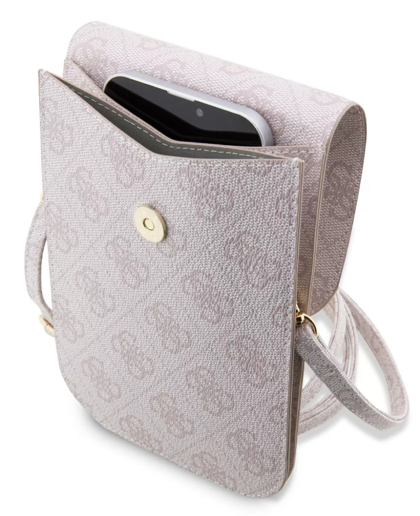 Guess для смартфонов сумка Wallet Bag 4G Stripes, Розовый