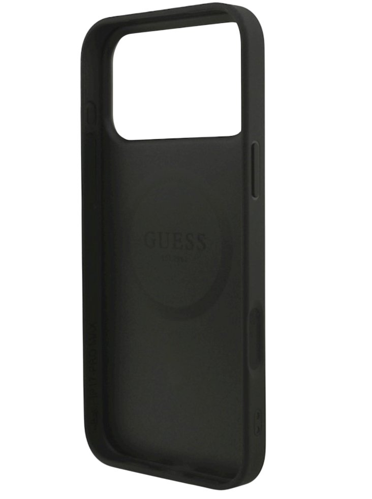 Чехол Guess iPhone 17 Pro Max, MagSafe, Черный