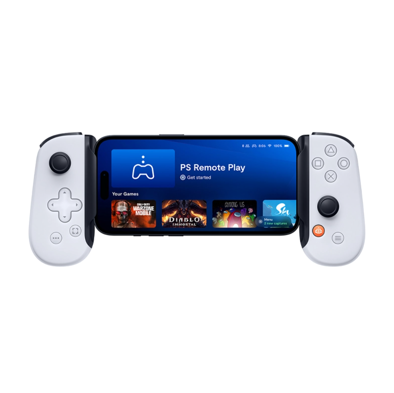 PlayStation Backbone One для iPhone, USB-C, 2 поколения, Белый