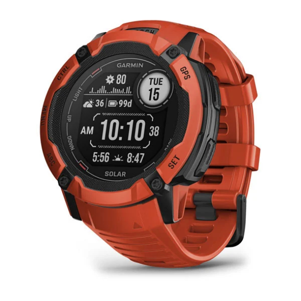 Garmin Instinct 2x Solar, Красное пламя