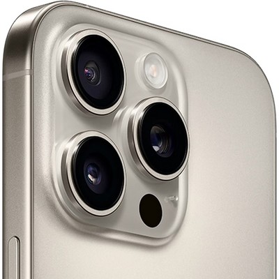iPhone 16 Pro Max 256Гб (1 sim + eSIM / 100%) Натуральный титан - Б/У ★★★☆☆
