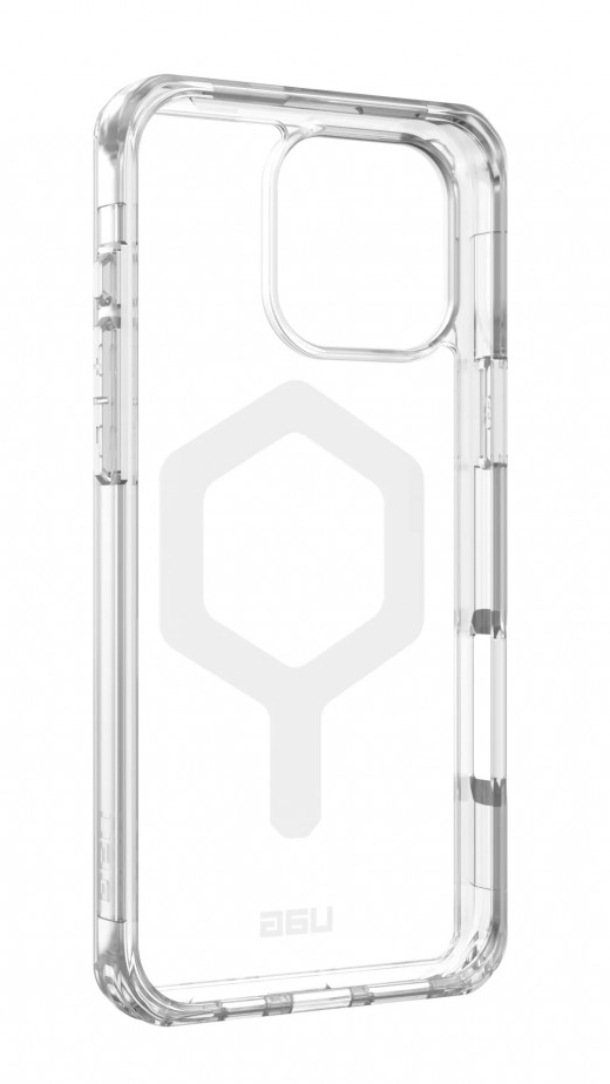 Чехол с подставкой и поддержкой MAGSAFE Uag Plyo для iPhone 16 Pro Max, Прозрачный/Белый