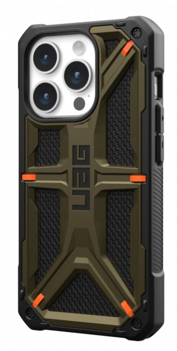 Чехол UAG Monarch Case для Apple iPhone 15 Pro, Кевларовый элемент, Зеленый
