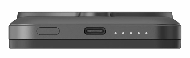 Power Bank EnergEA MagWallet Card 5K, 5000 мА·ч magsafe, Черный