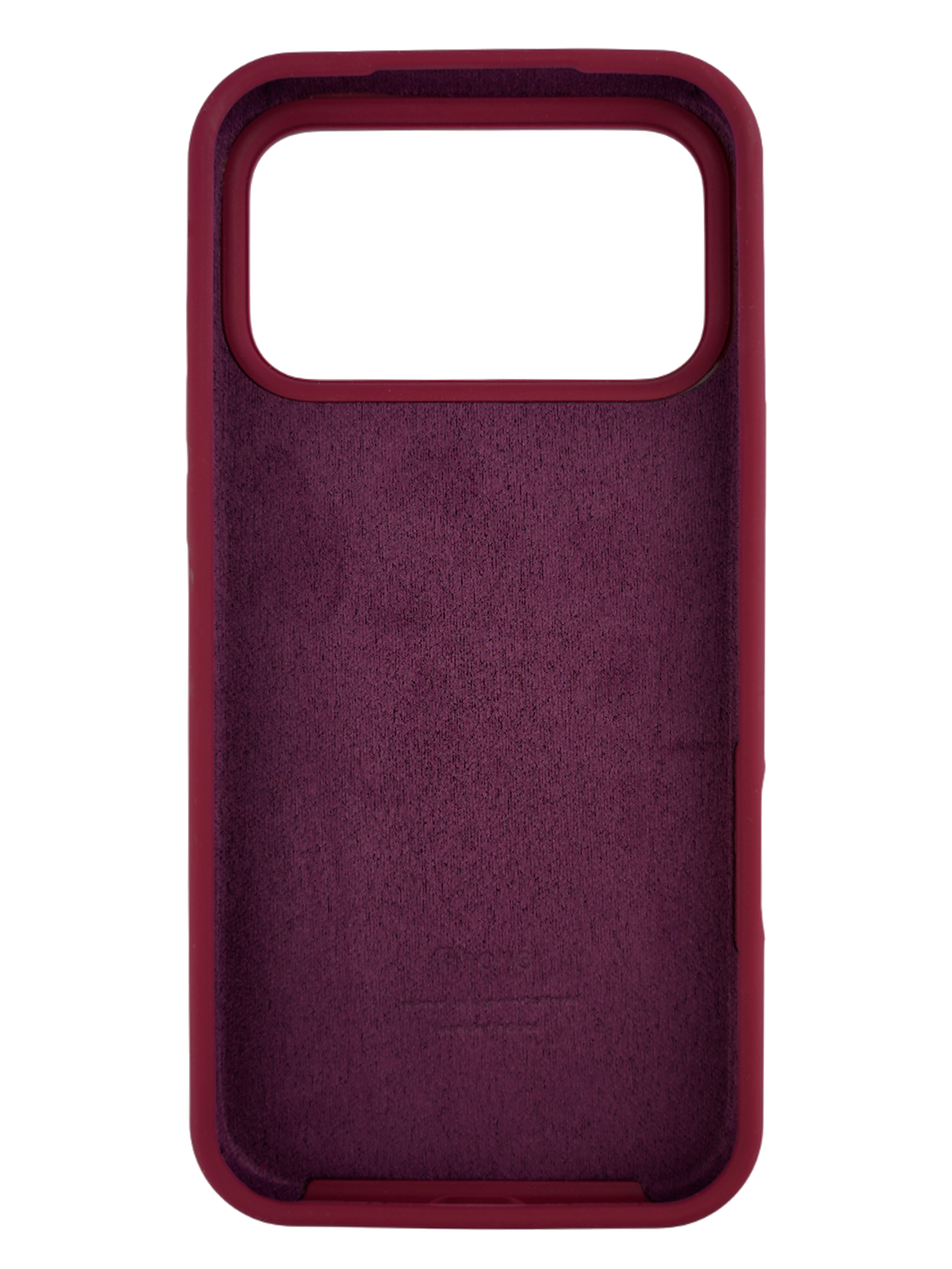 Чехол Silicone Case iPhone 17 Pro Max, Бордовый