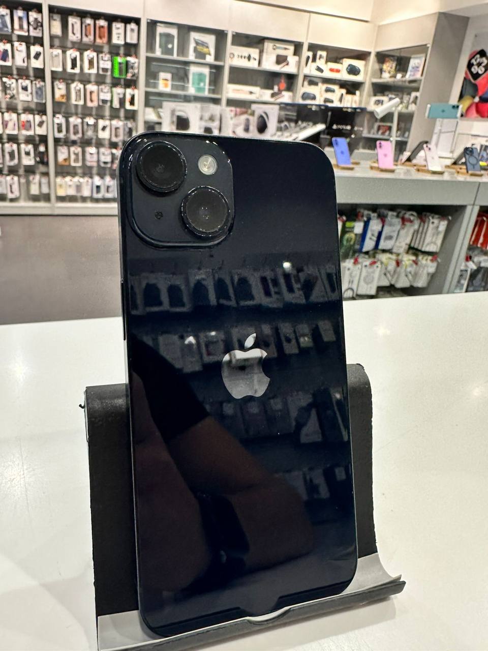 iPhone 14 128Гб, (1 sim + eSIM / 86% / Без коробки), Черный - БУ . . +