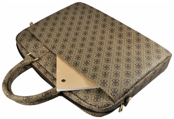 Сумка Guess для ноутбуков 15" 4G Uptown Bag PU, Коричневый