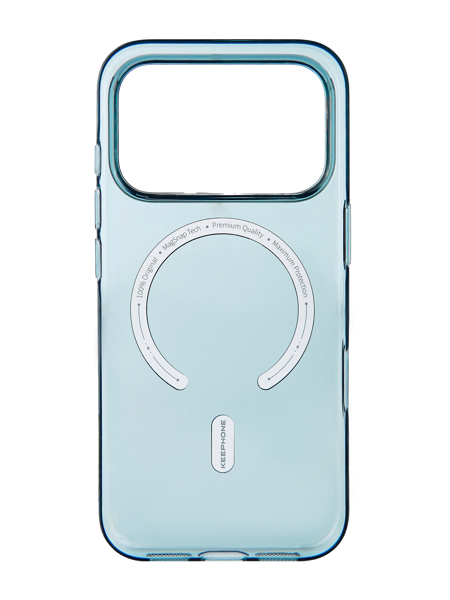 Чехол Keephone X-Crystal MagSafe Case iPhone 17 Pro, Синий