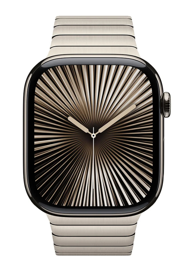 Apple Watch Series 10 GPS 42 мм, корпус из натурального титана с браслетом из нержавеющей стали Apple