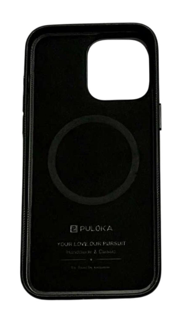 Чехол PULOKA Cover Classic 303 Mag Safe для iPhone 15 Pro Max, Темно-серый