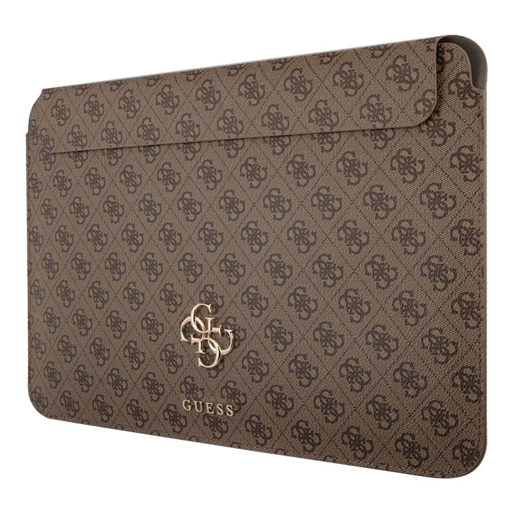 Чехол Guess для MacBook 13, Sleeve 4G с Big metal logo, Коричневый