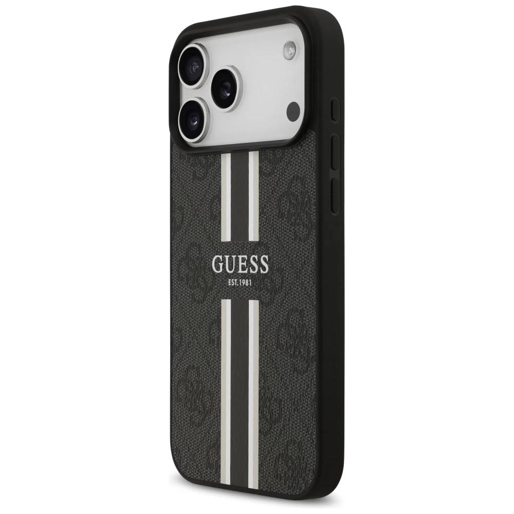 Чехол Guess iPhone 17 Pro Max, MagSafe, Черный