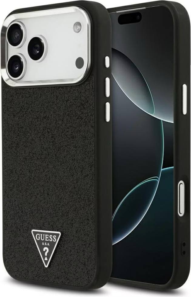 Чехол Guess iPhone 17 Pro Max, MagSafe, Черный